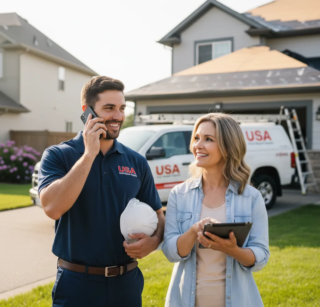 USA Roof Repair Experts customer support in East Bethany